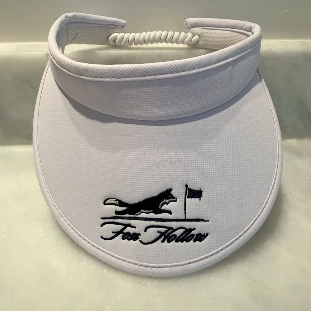 NWOT Ahead Performance Fox Hollow White Golf Sun Visor Hat Cap